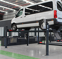 Scaling new heights for Daimler large vehicle servicing in Queensland, with Levanta