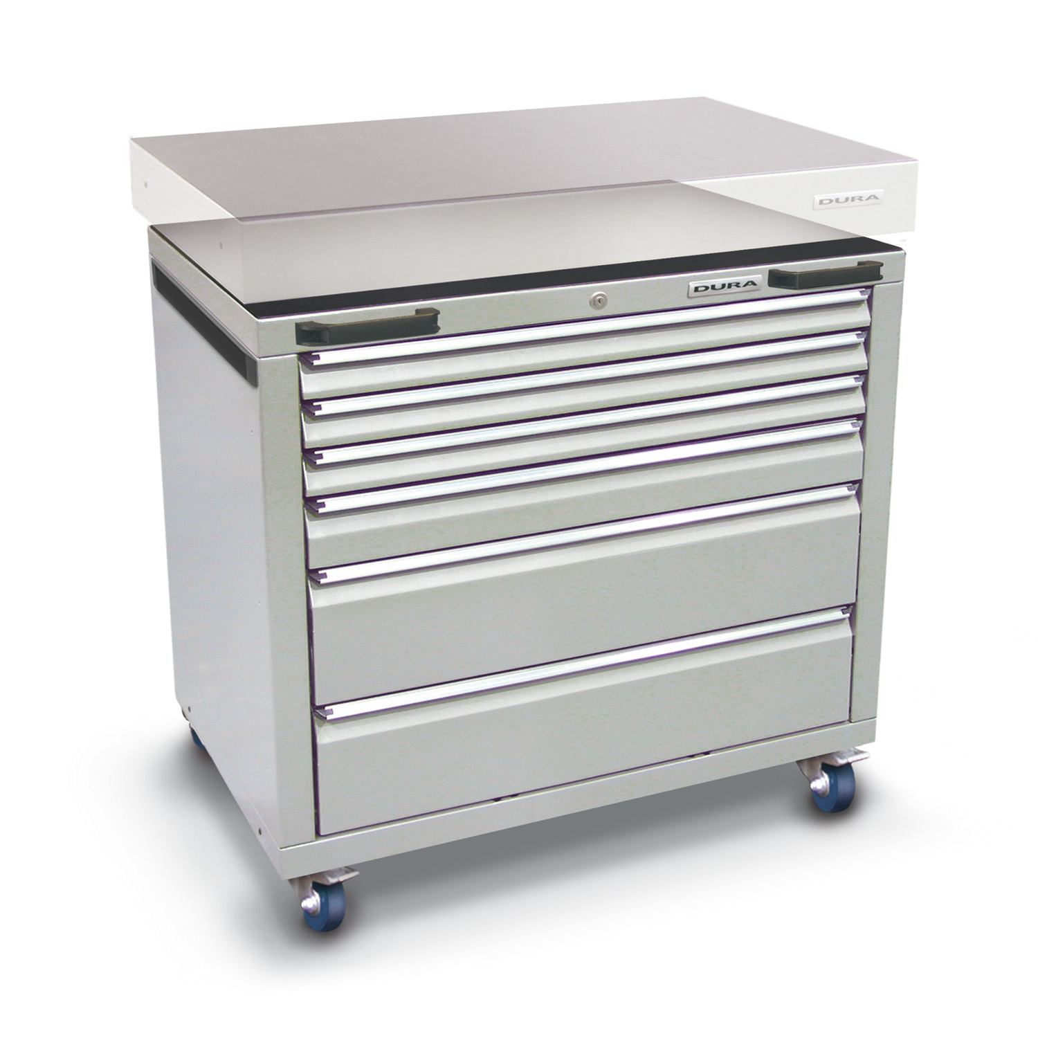 860mm Under-bench cabinet (6 drawers including 3 slim)