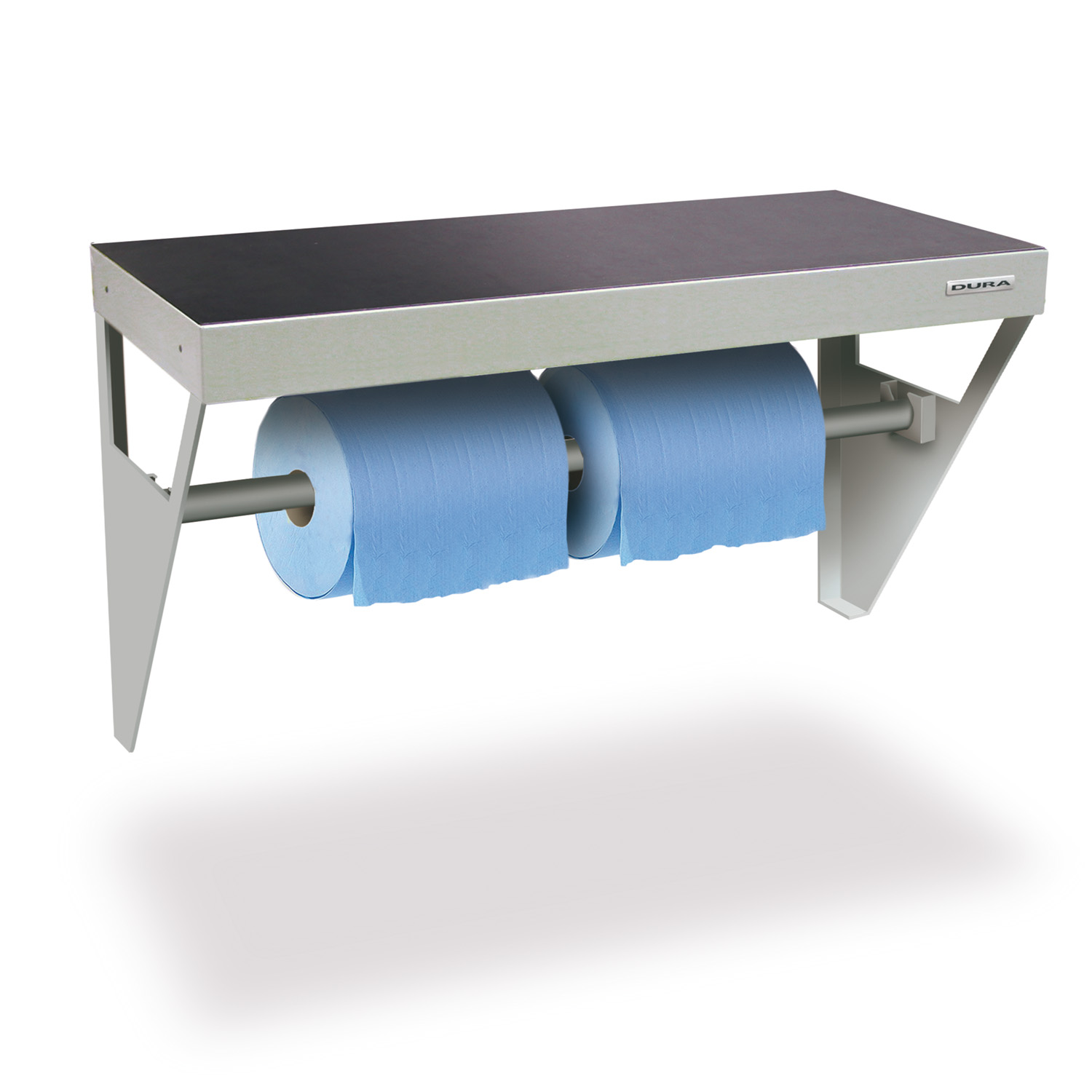 Wall-mounted workbench with roll holder (1200mm)