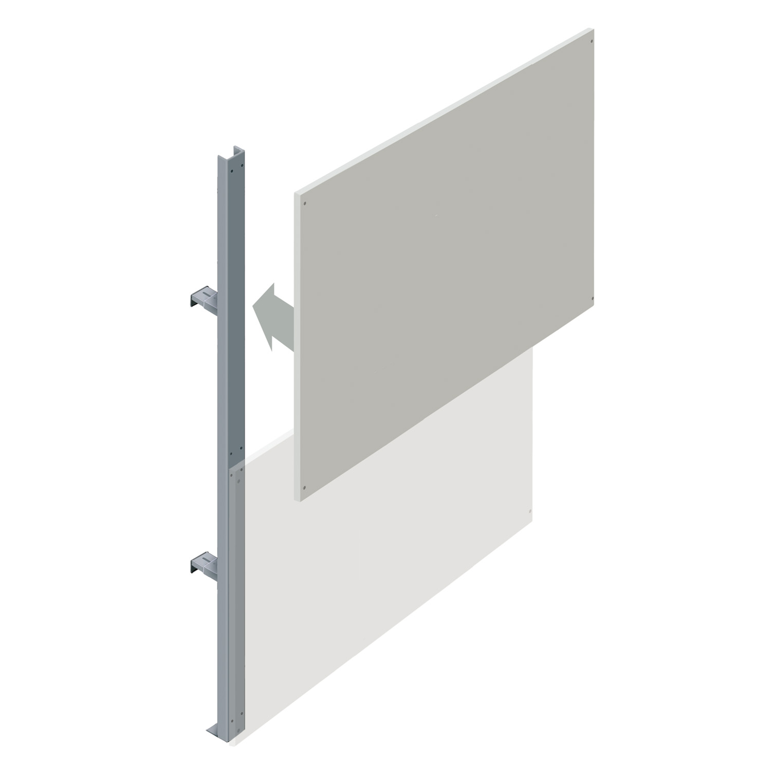 Upper Partition Walling Panel (1500mm)