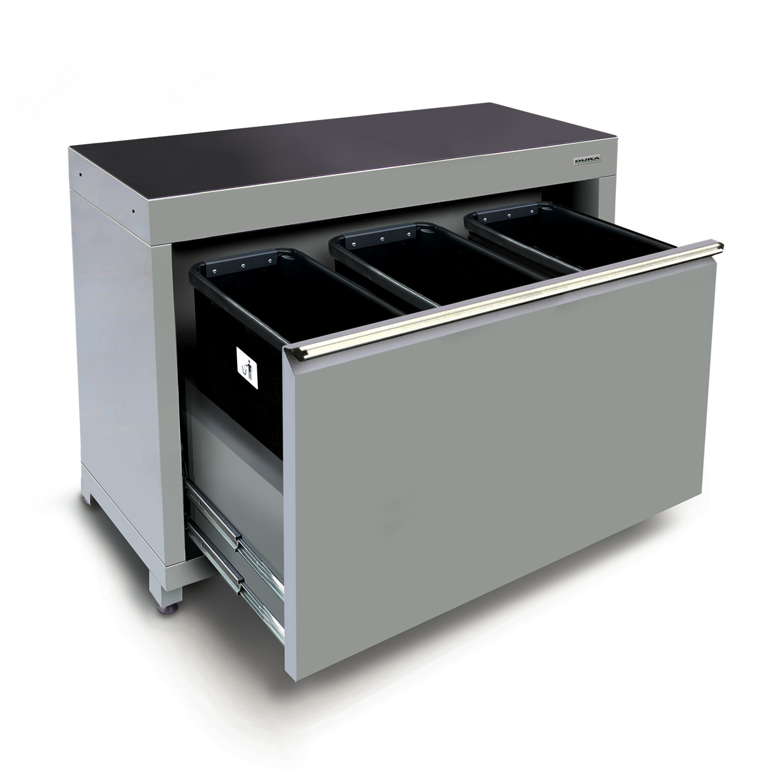 1200mm Waste recycling cabinet (3 bins)