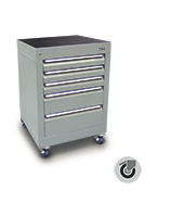 600 series cabinet (with 5 drawers and castors)