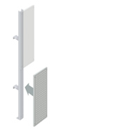 Untere Squarepeg Partition Walling Panel (300 mm)