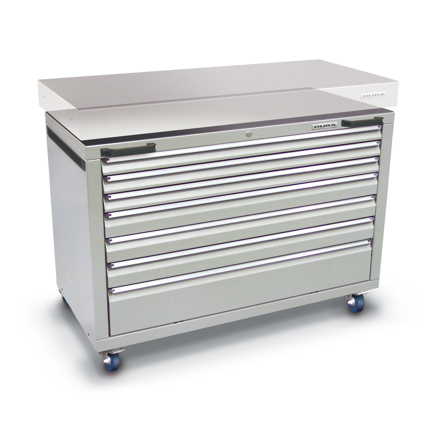 1160mm Under-bench cabinet (7 drawers including 3 slim)