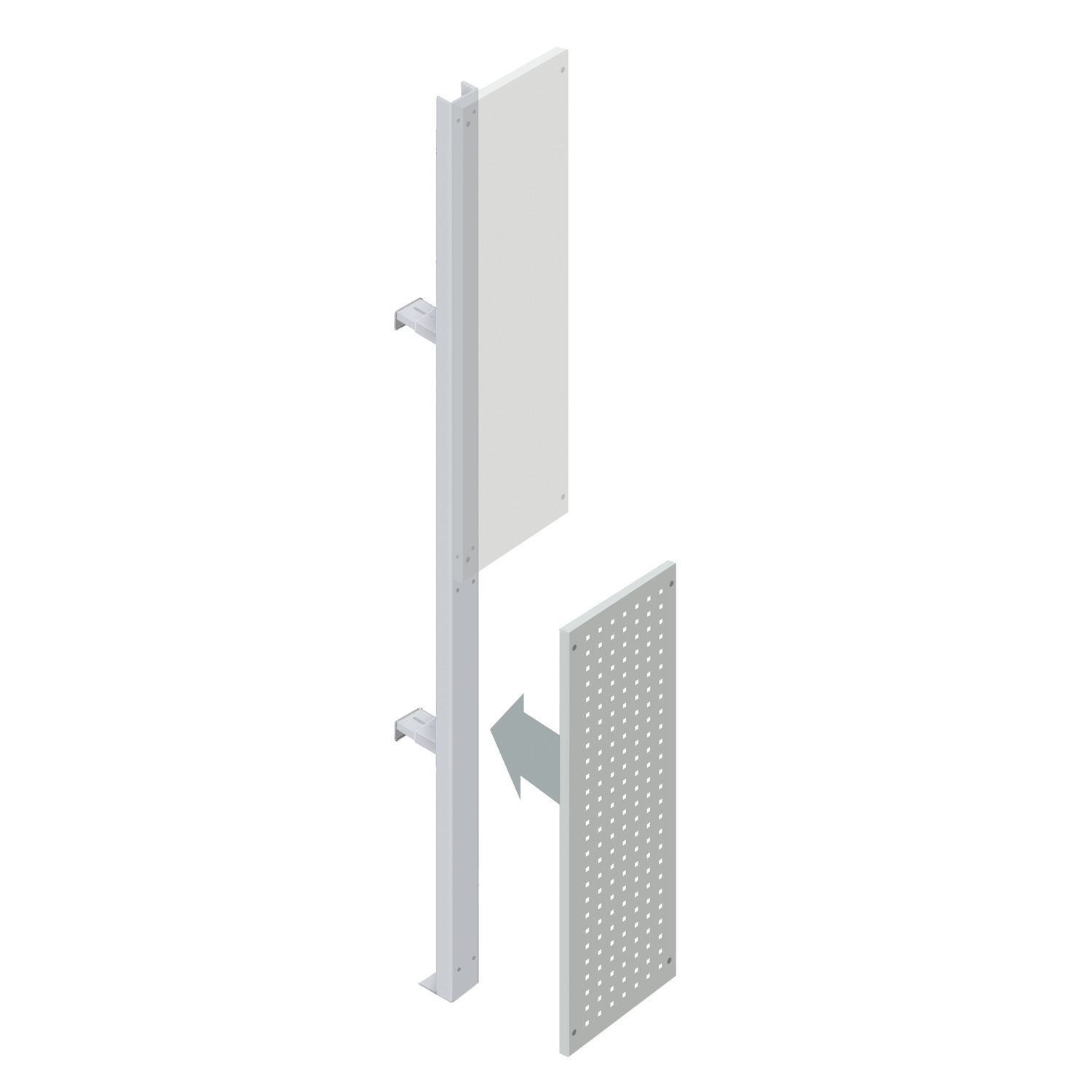Lower Squarepeg Partition Walling Panel (300mm)