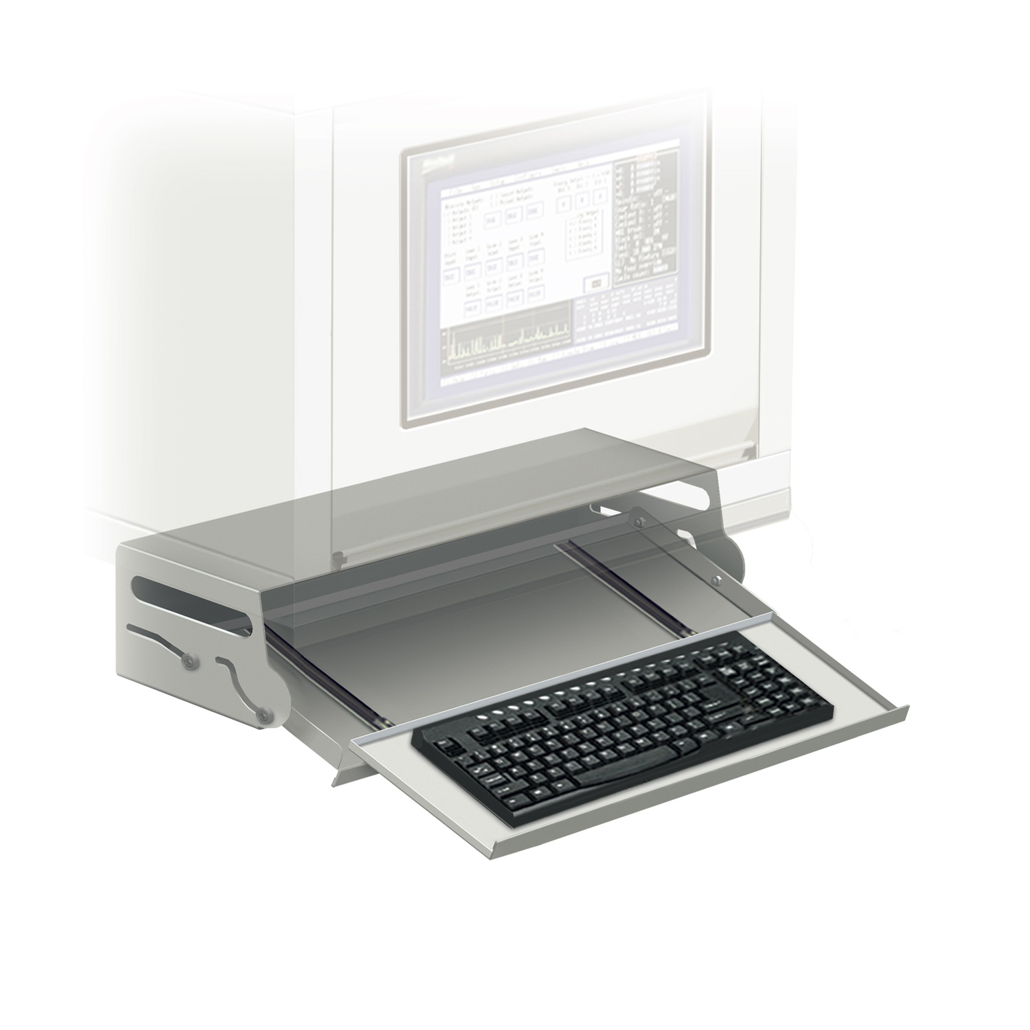Under-cabinet keyboard tray (for 600mm)