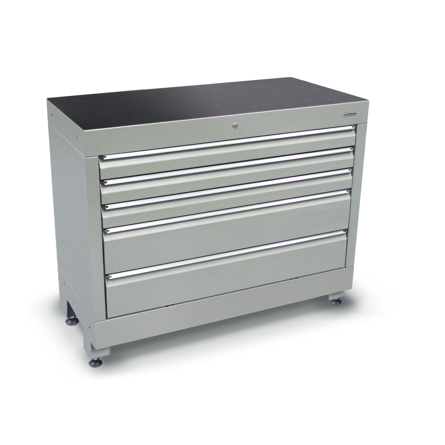 1200 series tool cabinet with an additional inner sliding tray (5 drawers)