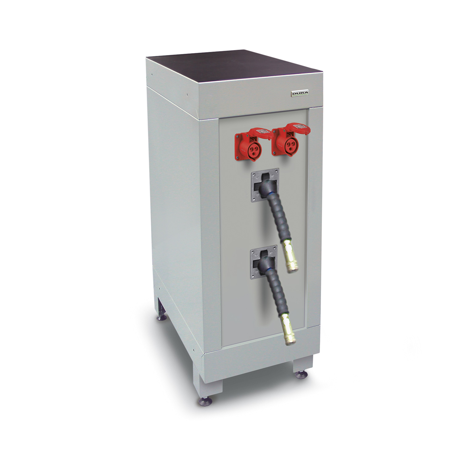 Low level air & electrical reel management cabinet (300mm)