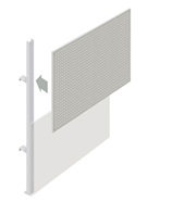 Upper Squarepeg Partition Walling Panel (1500mm)