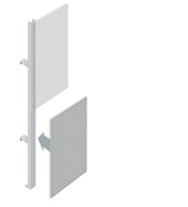 Lower Squarepeg Partition Walling Panel (600mm)