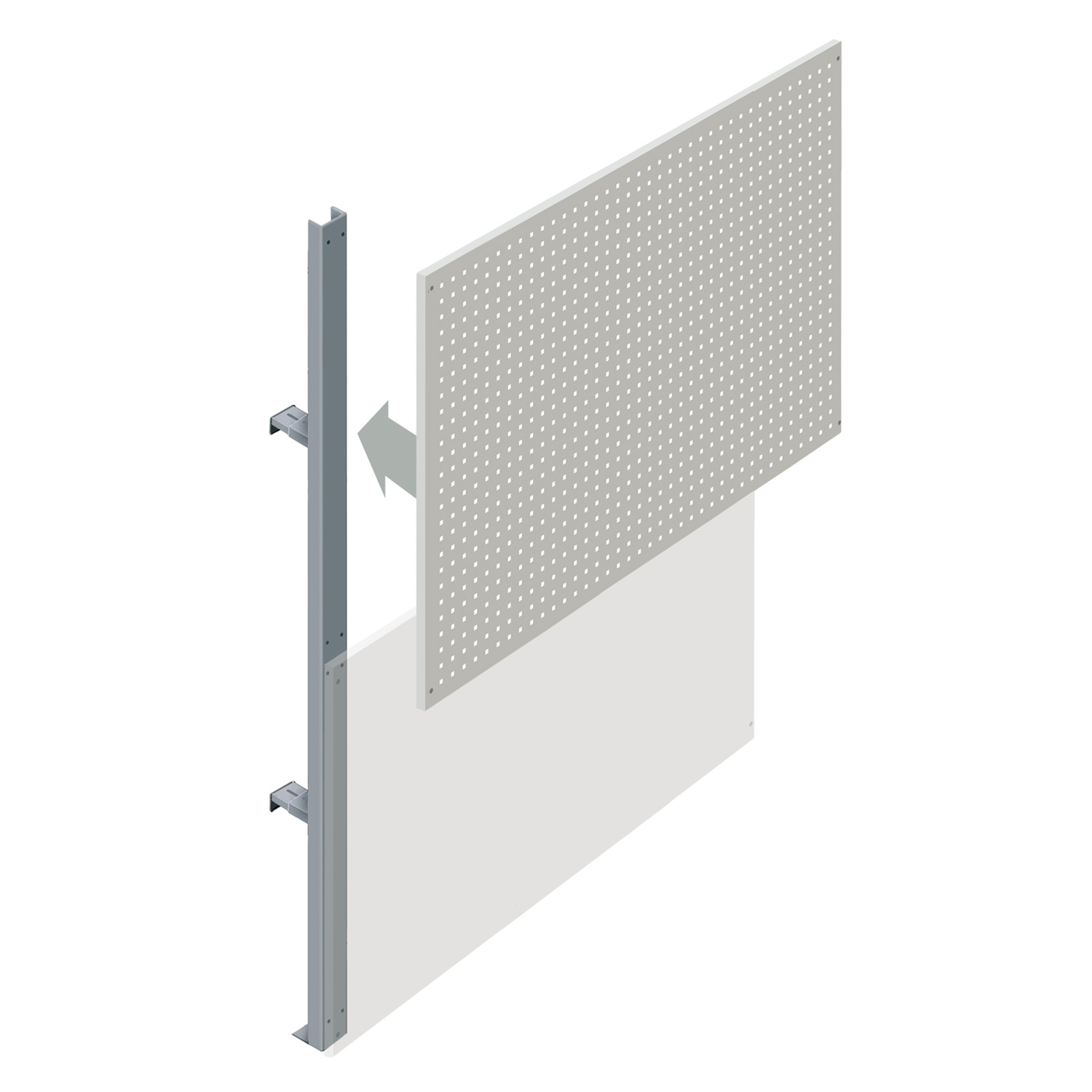 Superior Paneles Perforados para de Partición (1500 mm)