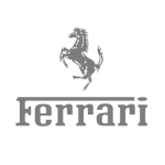 Ferrari Logo Grey Mono
