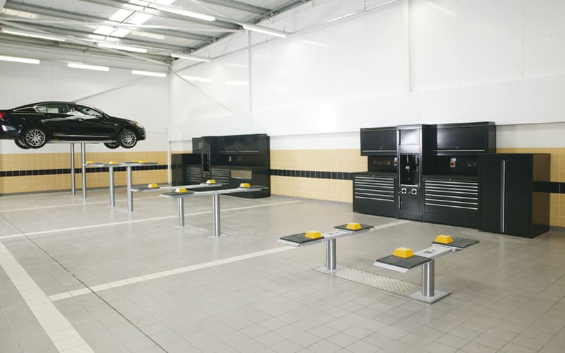 Lexus Workshop Cabinets in Bolton by Dura Ltd