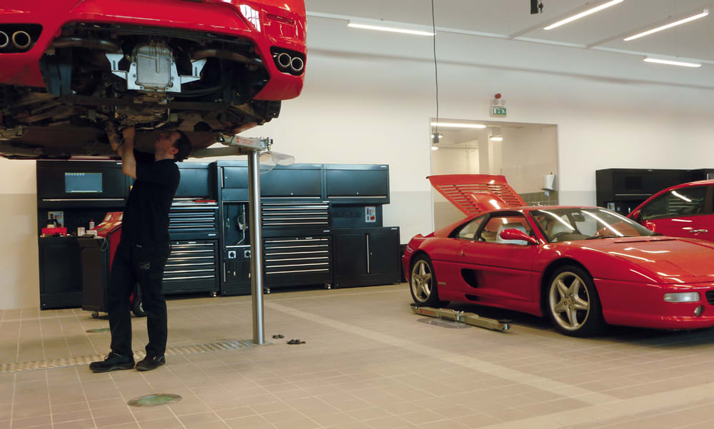  Dick Lovett Ferrari workshop by Dura Ltd