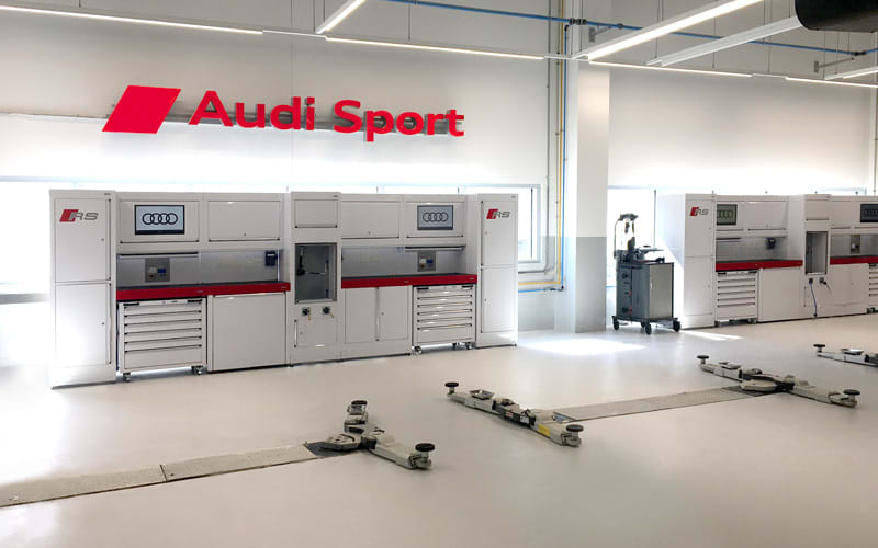 Audi Abu Dhabi Workshop by Dura Ltd