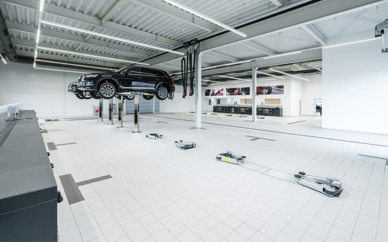 Audi Workshop in the Baltic region by Dura Ltd