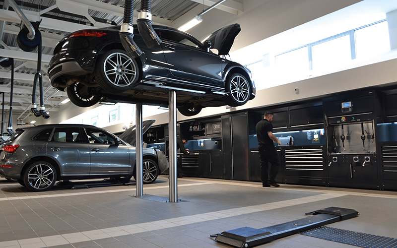 Audi Farnborough Workshop by Dura Ltd
