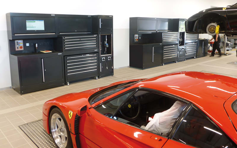 Ferrari Workshop Cabinets by Dura Ltd