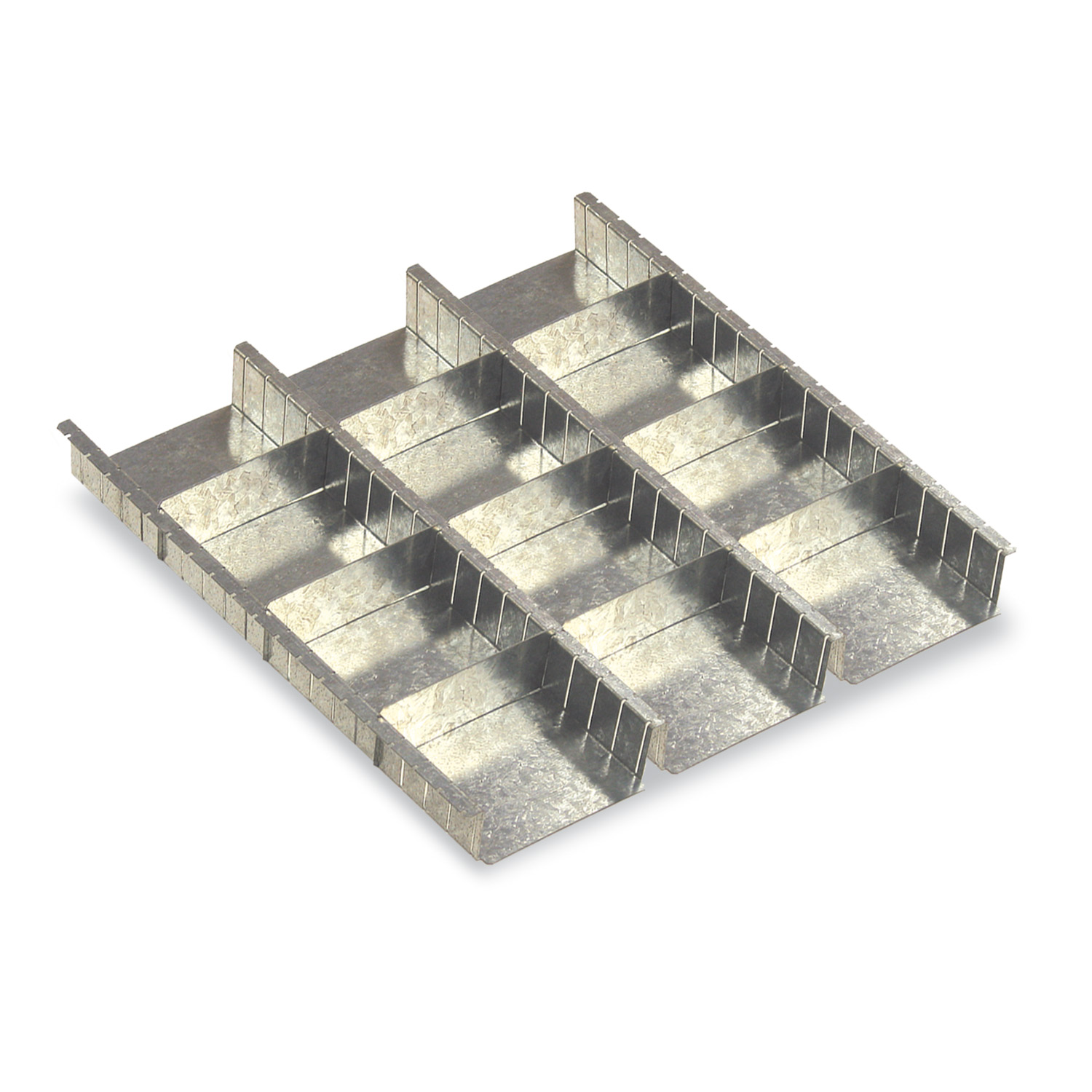 Los conjuntos de división para conjones sirven para dividir un cajón de profundidad 85mm de un armario de serie 600.  Contiene 3 bandejas y 9 tablillas. 