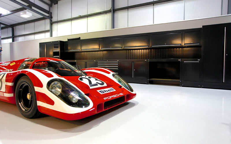 Maxted Page Porsche integrated workshop by Dura Ltd
