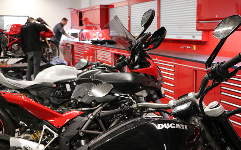 Ducati and Triumph Glasgow Custom workshop by Dura Ltd