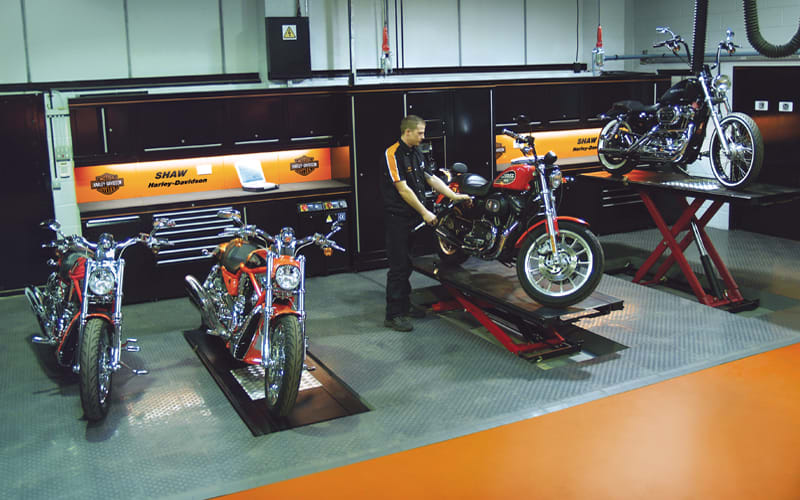 Harley Davidson Workshop by Dura Ltd