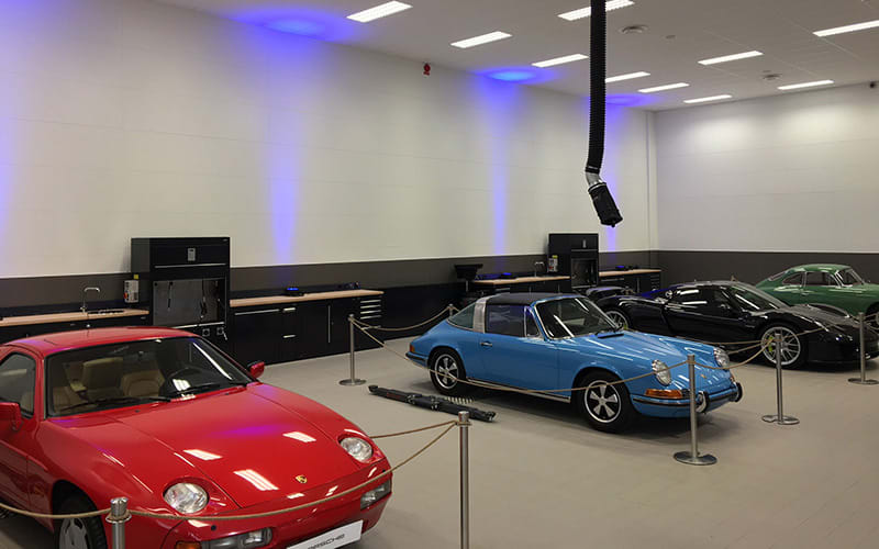 Porsche Workshop Gothenburg by Dura Ltd