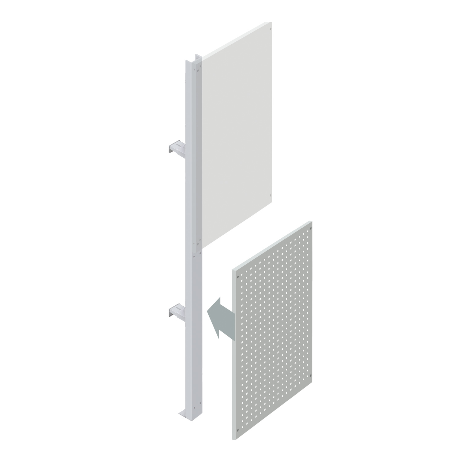 Lagere Squarepeg Partition Walling Panel (600mm)