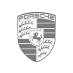 Porsche Logo Grey Mono
